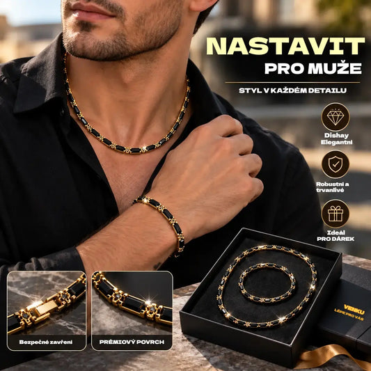 ⏳🔥 50% sleva po omezenou dobu! ⏰ Třpytivá sada šperků: výrazná, elegantní a prvotřídní kvalita