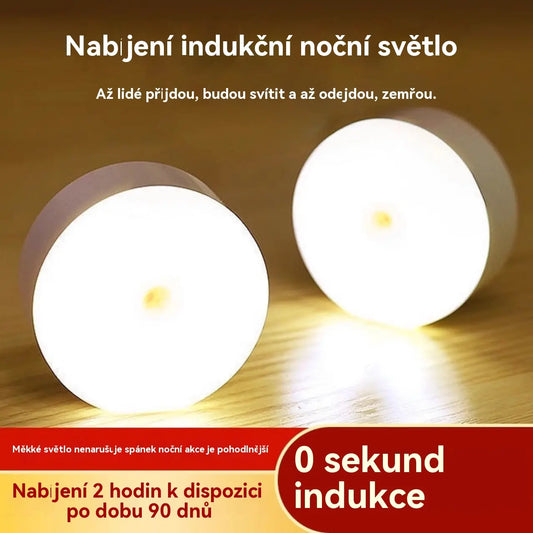 🏡【Kupte 2 a dostanete 2 zdarma】💡Dobíjecí LED noční lampa s pohybovým senzorem