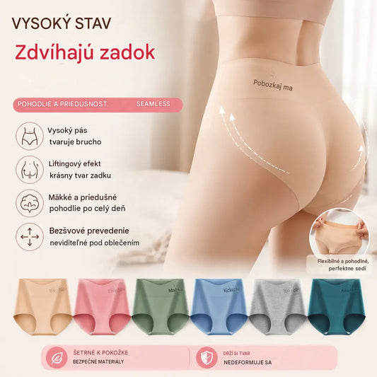 💖【🔥6-dílná sady 590 Kč 】Kalhotky s vysokým pasem a zvednutím boků, vyrobené z nejkvalitnější bavlny ✨️ (45-105 kg)