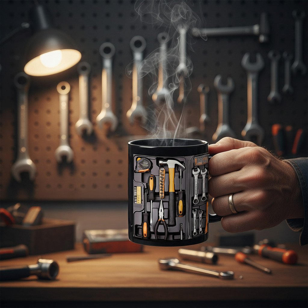 🔥🔥 2026 Nejnovější hit: ☕ Konečný mechanikova sada nářadí Hrnek