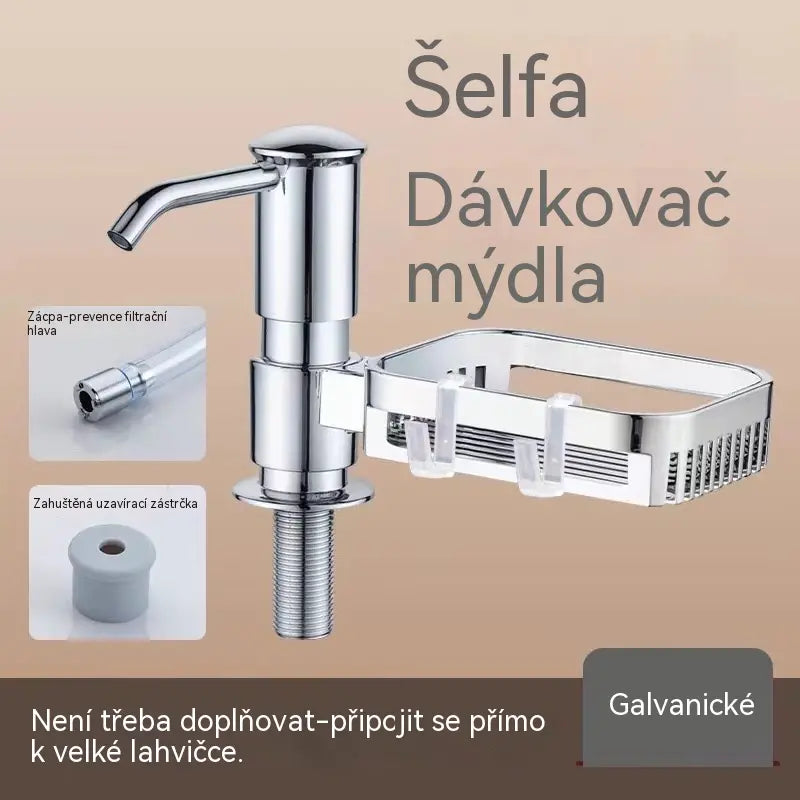 Sada prodlužovací trubice dávkovače saponátu do dřezu