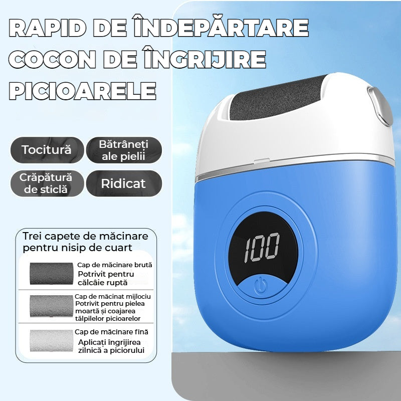 ✨🔥45% sleva za super cenu🔥🦶🛁Nové elektrické kolečko na nohy, odstraňování odumřelé kůže na patách, LED pomocné osvětlení.elektrické kolečko na nohy pro pedikúru