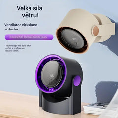 🧊🍃Nový stolní ventilátor bez lopatek s turbínou (lze namontovat na zeď)