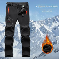 🏃‍♂️【S–5XL】2026 Nové pánské outdoorové kalhoty na podzim a zimu - teplé, fleecové, nepromokavé a větruodolné