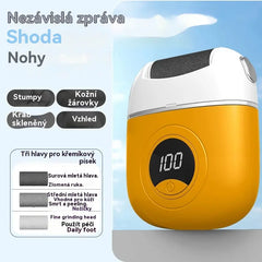 ✨🔥45% sleva za super cenu🔥🦶🛁Nové elektrické kolečko na nohy, odstraňování odumřelé kůže na patách, LED pomocné osvětlení.elektrické kolečko na nohy pro pedikúru