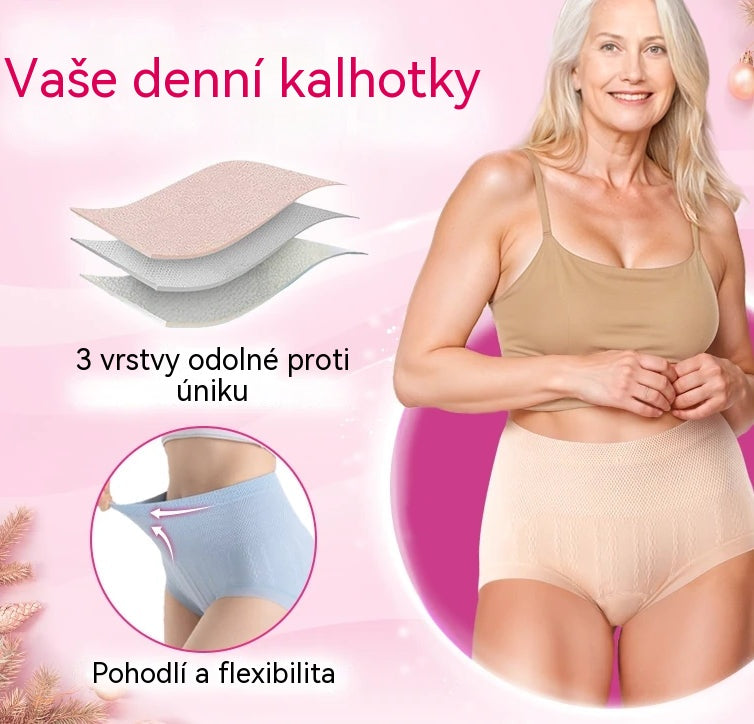 🔥Antibakteriální kalhotky s vysokým pasem pro kontrolu bříška