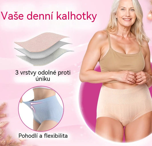 🔥Antibakteriální kalhotky s vysokým pasem pro kontrolu bříška
