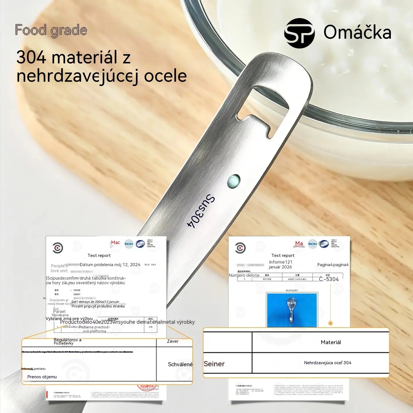 🔥50% sleva🔥🥄Multifunkční lžíce a sítko z nerezavějící oceli 304