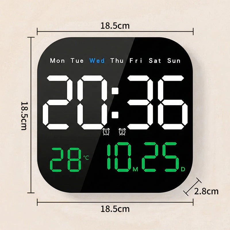 🛏️ Digitální hodiny s dvojím využitím pro domácnost i kancelář