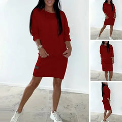 🎁【S-3XL】Nové dámské šaty úzkého střihu z čisté bavlny