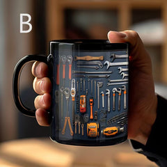 ☕Konečný mechanikova sada nářadí Hrnek