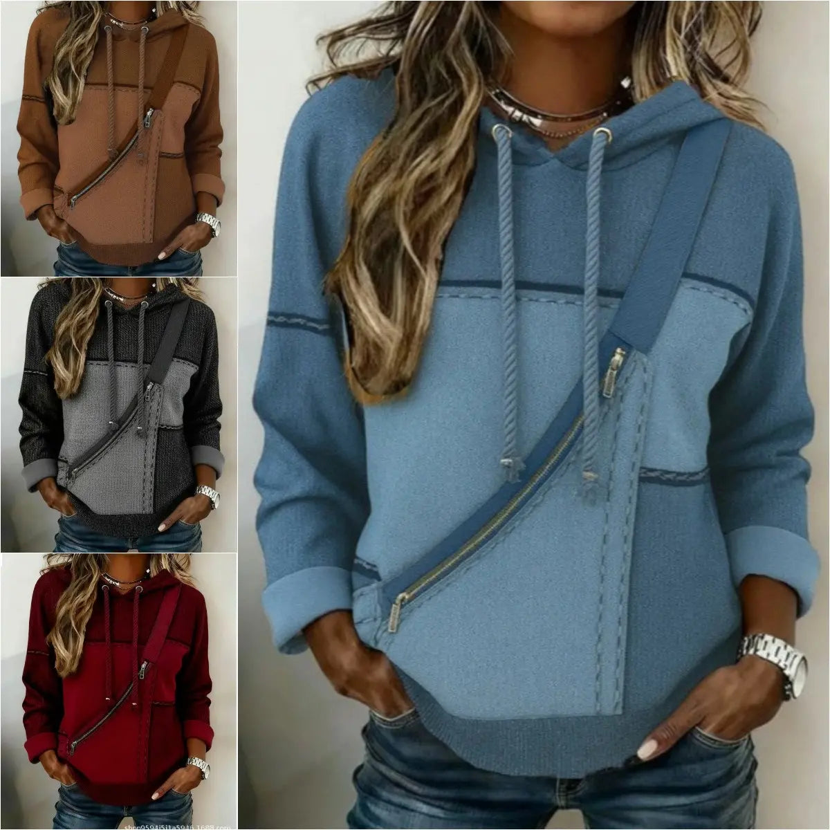 🔥🎀【S-5XL】Dámská mikina s kapucí a dlouhým rukávem s potiskem