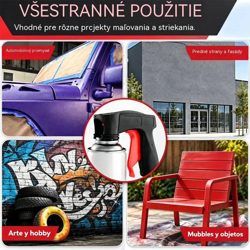 🔥Kupte 1 a druhý získáte zdarma🔥🎨🔧 Přídavná rukojeť na spreje | Ergonomický úchop pro lakování aut, stěn a kutilské projekty