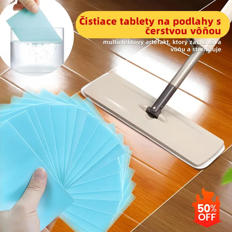 【200 ks】💦 Čistící papír, výkonné čistící tablety pro dekontaminaci, čištění podlah, domácí prádlo, hloubkové čištění a bělící péči!