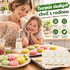 ✨😍Sada foriem na ručné lisovanie cesta, kreatívne formy na pečenie