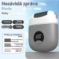 ✨🔥45% sleva za super cenu🔥🦶🛁Nové elektrické kolečko na nohy, odstraňování odumřelé kůže na patách, LED pomocné osvětlení.elektrické kolečko na nohy pro pedikúru