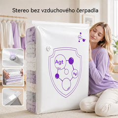 ✨(5 kusů)💨 Velký, stlačitelný vakuový úložný sáček: není potřeba pumpička, nepropustný a ideální pro úsporu místa v kufrech i doma ✈️