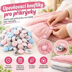 ✨【20 ks】🧷Zapínání na peřinu - Stabilní a snadno použitelné!