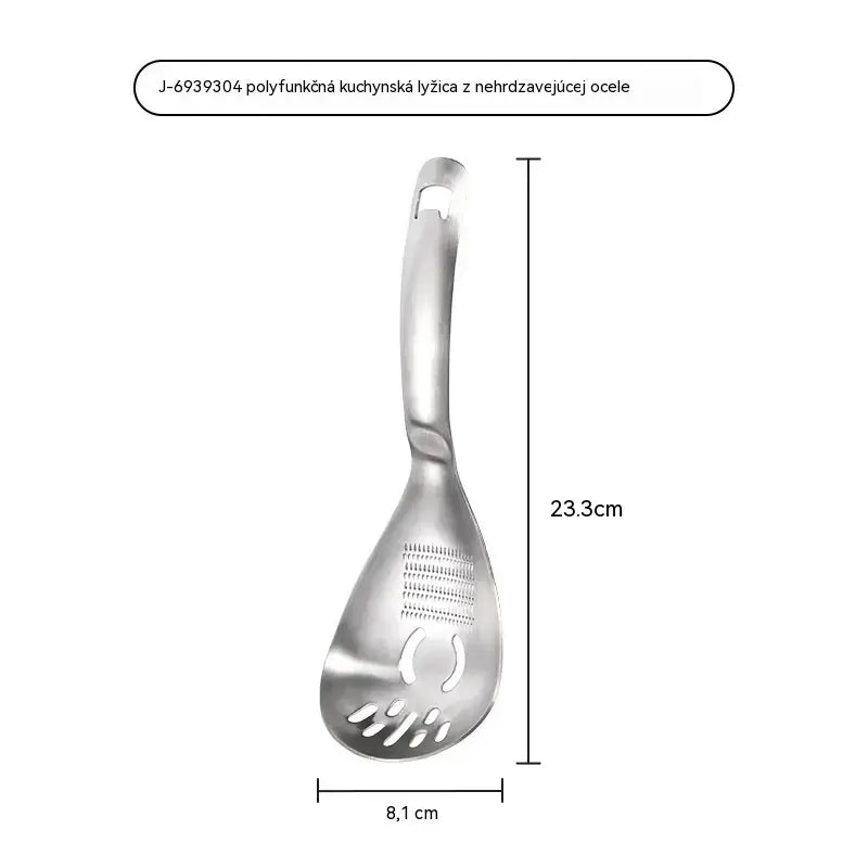 🔥50% sleva🔥🥄Multifunkční lžíce a sítko z nerezavějící oceli 304