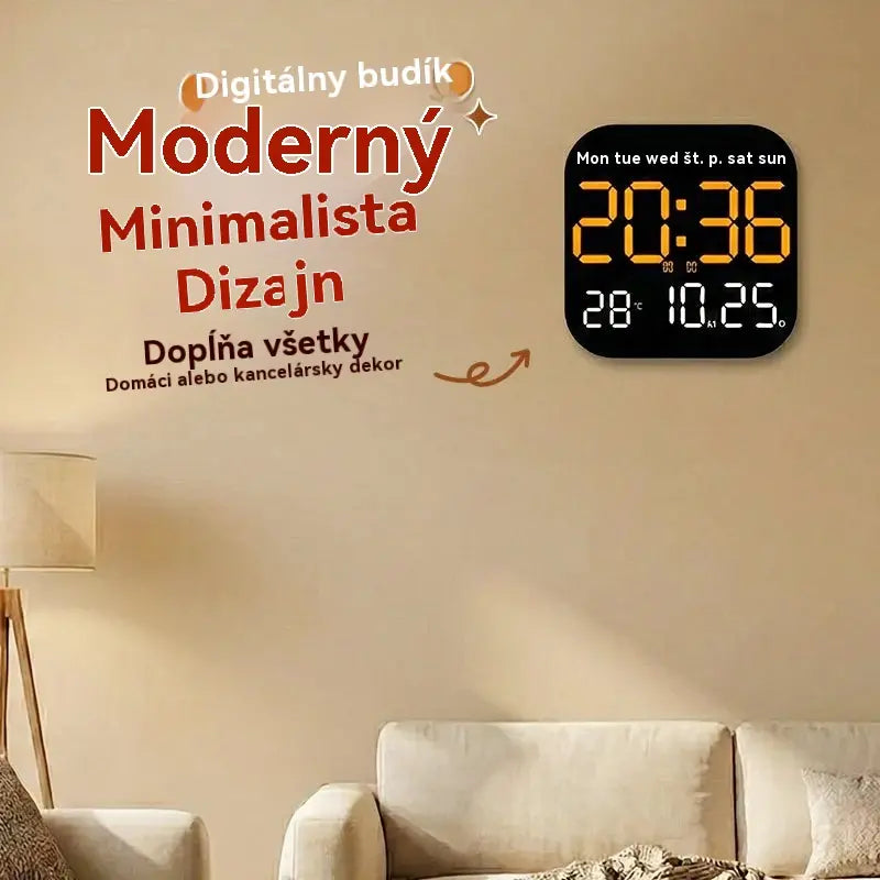 🛏️ Digitální hodiny s dvojím využitím pro domácnost i kancelář