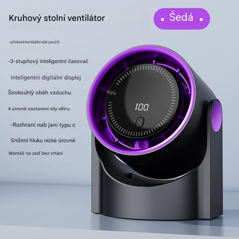 🧊🍃Nový stolní ventilátor bez lopatek s turbínou (lze namontovat na zeď)