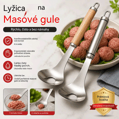 🍖【2 kusy】Forma na masové koule z nerezavějící oceli 304 – ideální pro přípravu masových a rybích koulí, dokonalá pro domácí vaření. 🥄