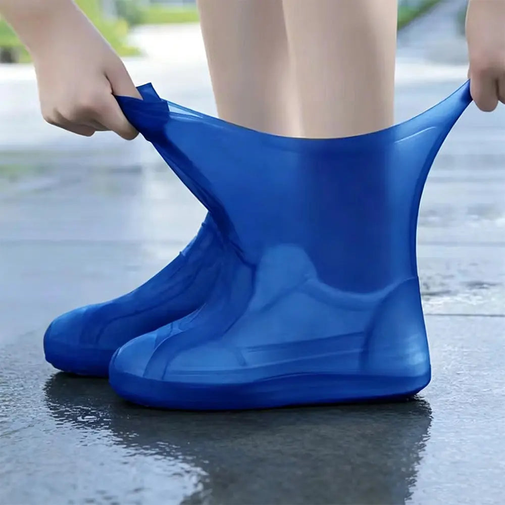 【2 kusy 480 Kč】Chraňte své tenisky před promočením! Odolné nepromokavé návleky na boty: protiskluzové a skladné – snadno je sbalíte do tašky 🌧️