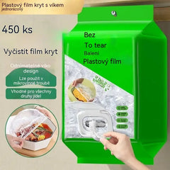 🥗✨ 450 jednorázových víček na potraviny | Pružná víčka na talíře, misky a nádoby