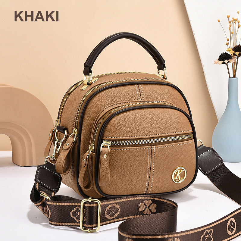 Nová malá čtvercová velkokapacitní přenosná taška/crossbody taška