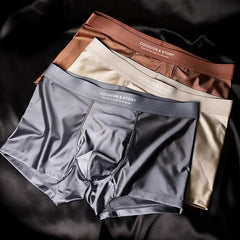 🔥【Sada 6 kusů】S-3XL😎【50% SLEVA】Pánské antibakteriální boxerky 10A — prodyšné, měkké, bezešvé, ledové hedvábí, luxusní satén.