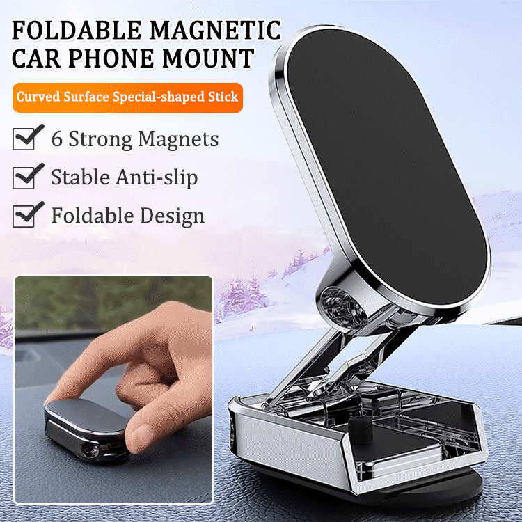 Magnetická přísavka otočná o 360° Skládací držák na mobilní telefon