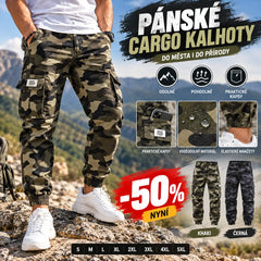 🛠️ SLEVA 50 %! 👖 Odolné taktické pracovní kalhoty – směs nylonu a bavlny, mnoho funkčních kapes, ideální pro práci venku 🌲