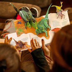 📕 3D encyklopedie prehistorických dinosaurů - vyskakovací kniha - encyklopedie dinosaurů
