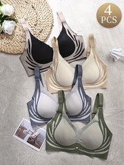 【Kupte jeden a druhý dostanete zdarma】Bezdrátová podprsenka pro ženy, jednodílná【40-85KG】