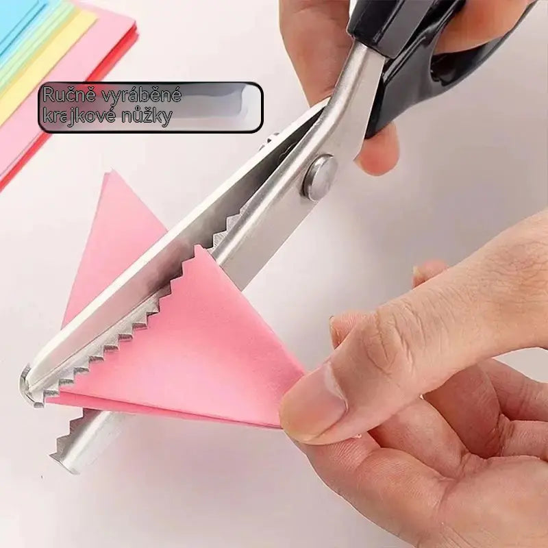 ✂️ Kupte 1 a získejte 1 zdarma ✂️ Profesionální vroubkované nůžky – Ostré vroubkované nůžky na látku ✨ Platba na dobírku