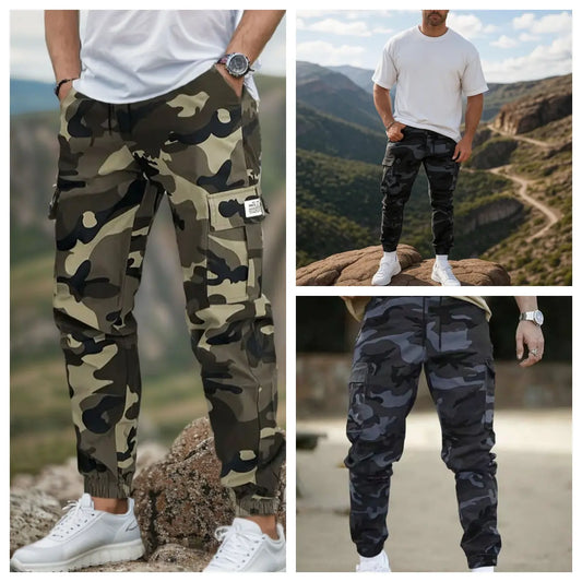 🛠️ SLEVA 50 %! 👖 Odolné taktické pracovní kalhoty – směs nylonu a bavlny, mnoho funkčních kapes, ideální pro práci venku 🌲