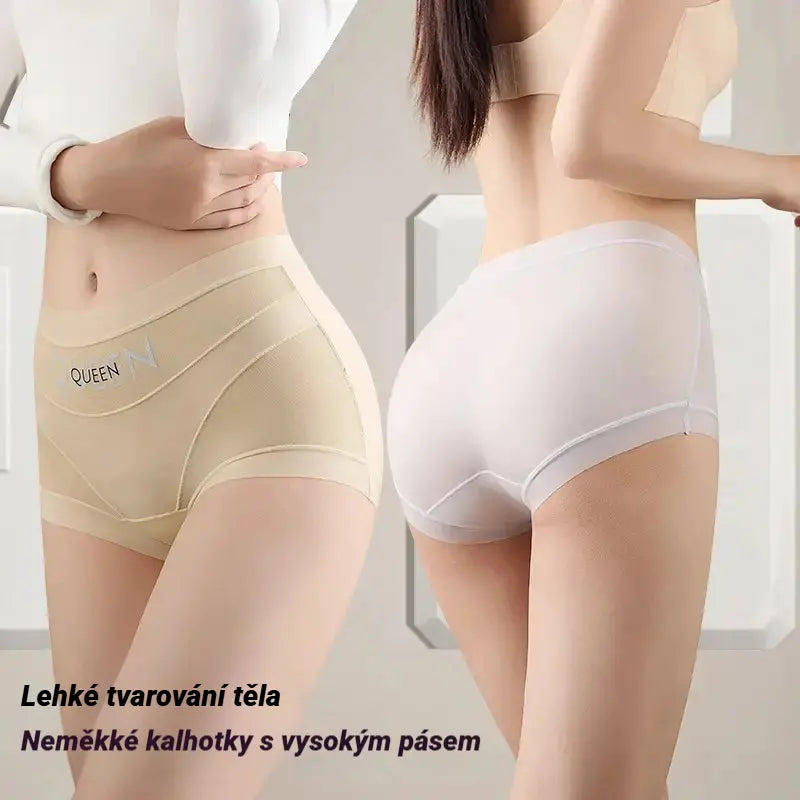 (6 kusů) Poslední den - sleva 50 % - Antibakteriální spodní prádlo s vysokým pasem pro kontrolu břišního tuku