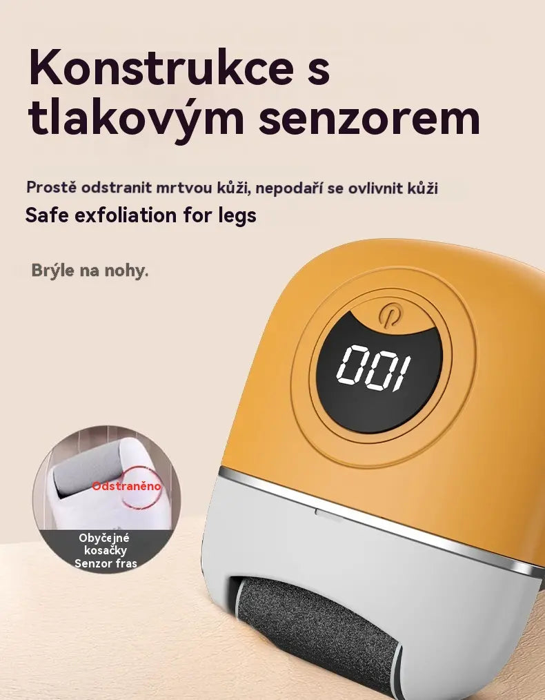 ✨🔥45% sleva za super cenu🔥🦶🛁Nové elektrické kolečko na nohy, odstraňování odumřelé kůže na patách, LED pomocné osvětlení.elektrické kolečko na nohy pro pedikúru