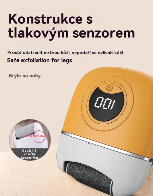 ✨🔥45% sleva za super cenu🔥🦶🛁Nové elektrické kolečko na nohy, odstraňování odumřelé kůže na patách, LED pomocné osvětlení.elektrické kolečko na nohy pro pedikúru