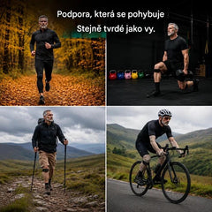 Silikonová sportovní kolenní ortéza na patellu