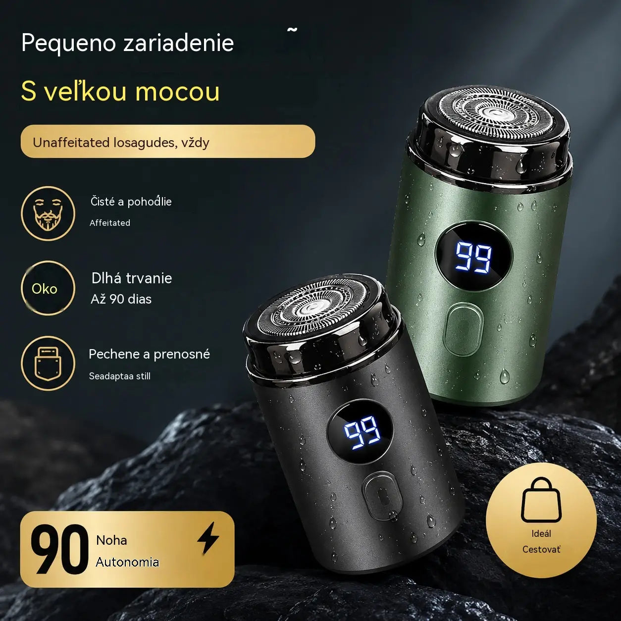 🔥Speciální nabídka🔥 Elektrický holicí strojek pro muže s digitálním displejem a výkonným motorem