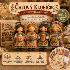 🎁Poslední den: Využijte slevu 49 %! 🧵 Miniaturní patchworková sada ze série Miniature World.