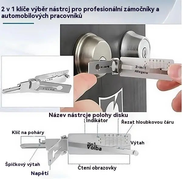 【Sleva 49 % 】Dekodér klíčů z nerezové oceli