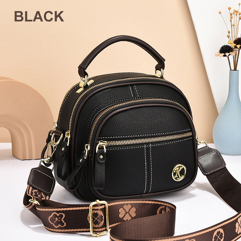 Nová malá čtvercová velkokapacitní přenosná taška/crossbody taška
