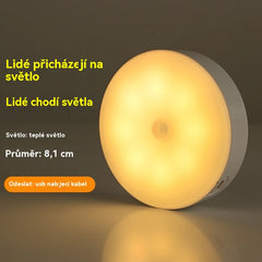 🏡【Kupte 2 a dostanete 2 zdarma】💡Dobíjecí LED noční lampa s pohybovým senzorem