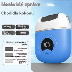 ✨🔥45% sleva za super cenu🔥🦶🛁Nové elektrické kolečko na nohy, odstraňování odumřelé kůže na patách, LED pomocné osvětlení.elektrické kolečko na nohy pro pedikúru