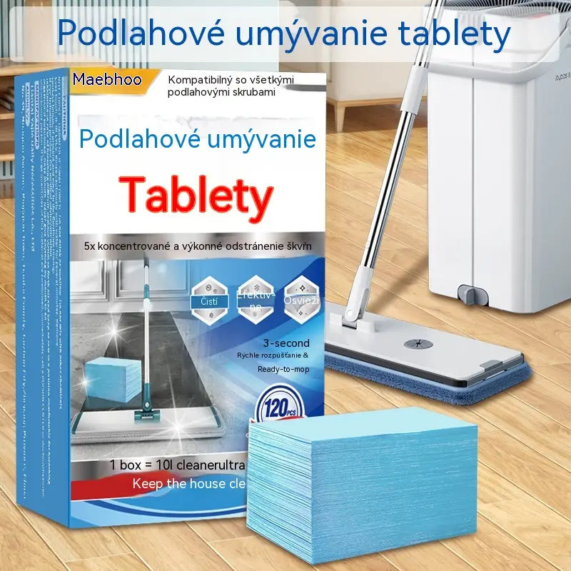 💦🏡【120 ubrousků】Ve vodě rozpustné ubrousky pro čištění podlah