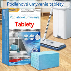 💦🏡【120 ubrousků】Ve vodě rozpustné ubrousky pro čištění podlah