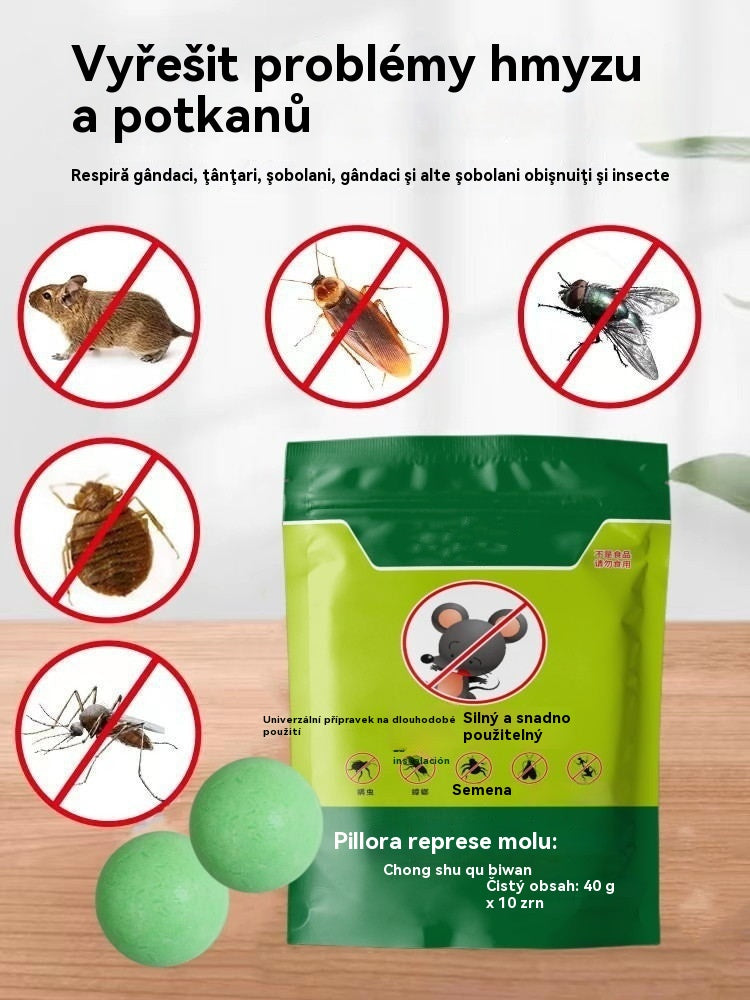 【Super nízká cena -  Poslední tři dny】Ice Crystal Flower Silné pilulky proti krysám a hmyzu.