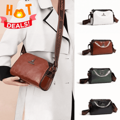 🔥👜【Výprodej】👜Dámská měkká kožená kabelka přes rameno s velkou kapacitou